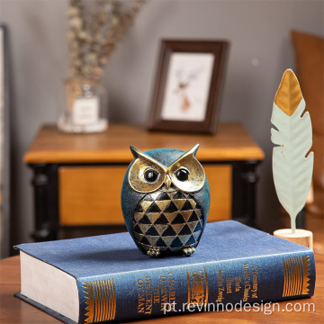 Owl Animal Sculptes Gift for Birds Lovers